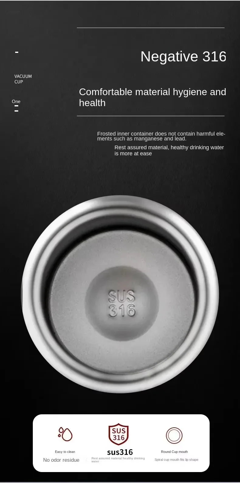 Garrafa Térmica Inox 1L – Mantém Quente ou Gelado por Muito Mais Tempo