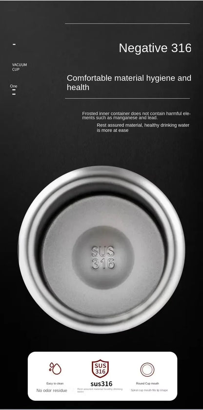 Garrafa Térmica Inox 1L – Mantém Quente ou Gelado por Muito Mais Tempo