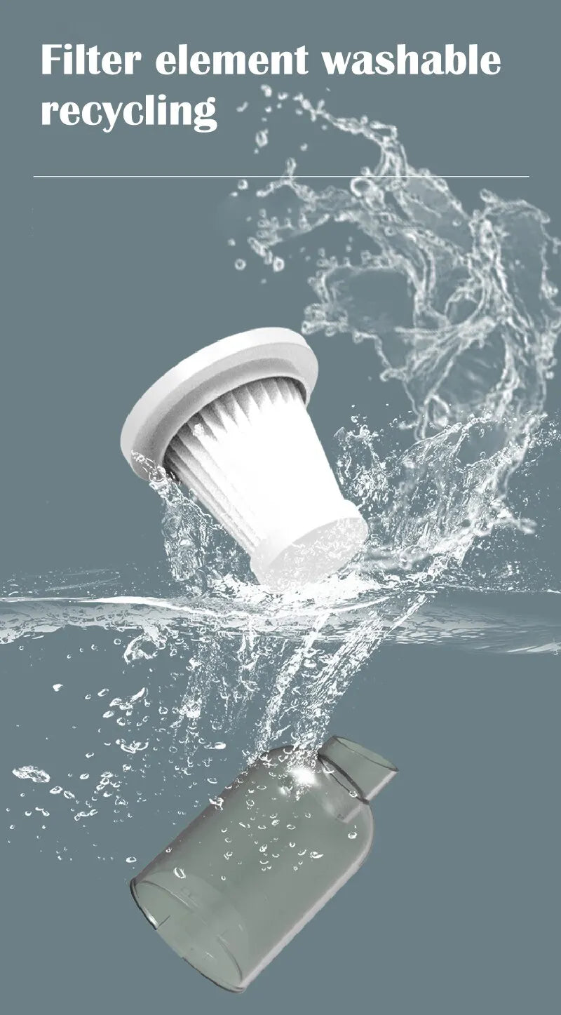 Aspirador de Pó Portátil 9000Pa – Sem Fio e Recarregável USB