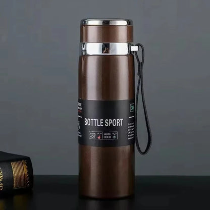 Garrafa Térmica Inox 1L – Mantém Quente ou Gelado por Muito Mais Tempo