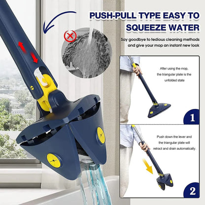 Mopa Triangular Giratória 360º